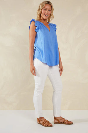 Florence Frill Tank Coast