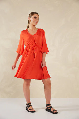 Portofino Tie Dress Aperol