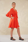 Portofino Tie Dress Aperol