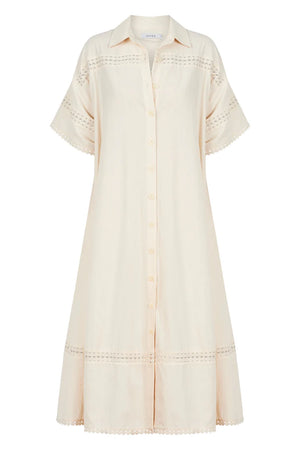 Adelfia Shirt Dress Cannoli