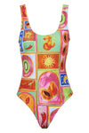 Portofino One Piece Swimsuit Spritz