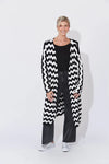 Marrakesh Cardigan White/Kohl/ONE SIZE