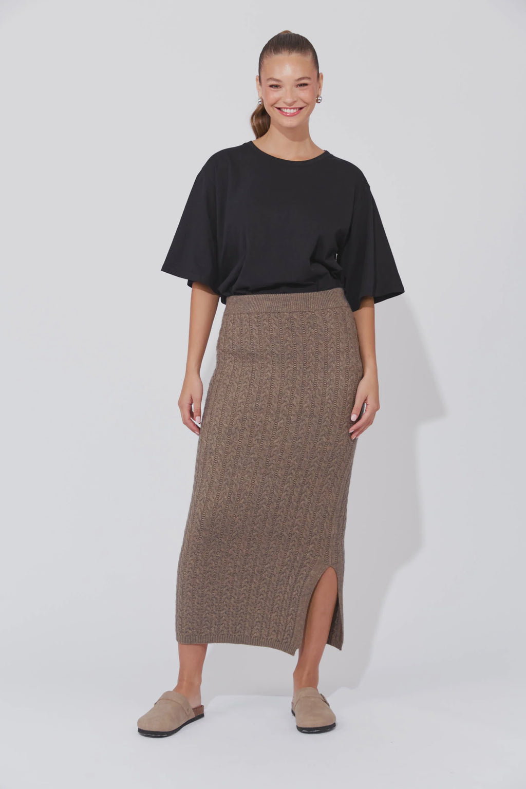 Cadiz Knit Skirt Marle