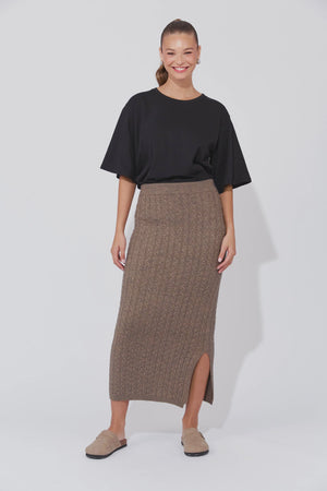 Cadiz Knit Skirt Marle