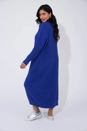 Cadiz Knit Dress Cobalt