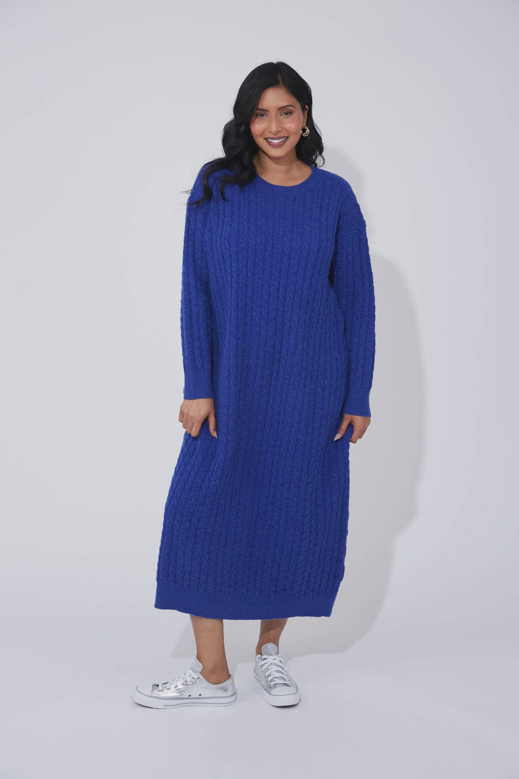 Cadiz Knit Dress Cobalt