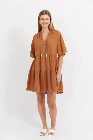 Haiti Dress Tan