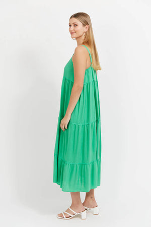 Haiti Tank Maxi Dress Green