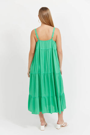 Haiti Tank Maxi Dress Green