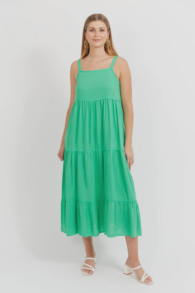 Haiti Tank Maxi Dress Green