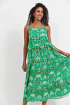 Haiti Tank Maxi Dress Palms
