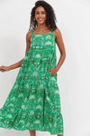 Haiti Tank Maxi Dress Palms