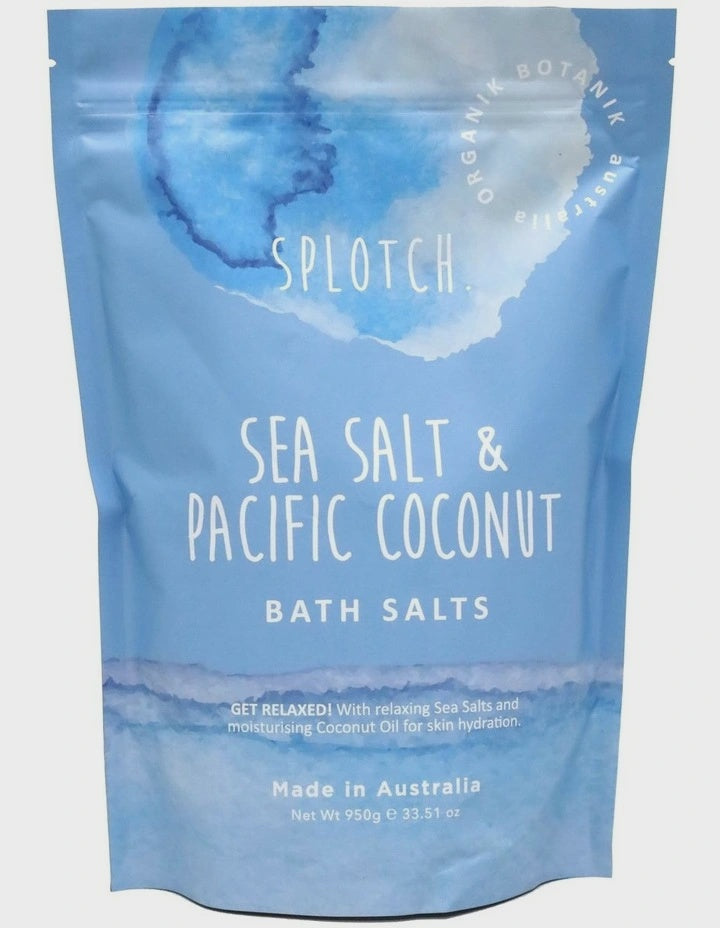 Splotch Bath Salts - Sea Salt & Pacific Coconut
