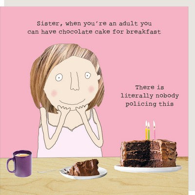 Sister Cake Card