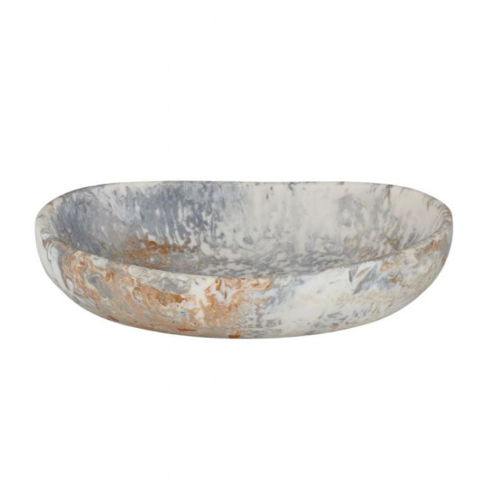 Hadley Resin Small Bowl 10x3.5cm Steel