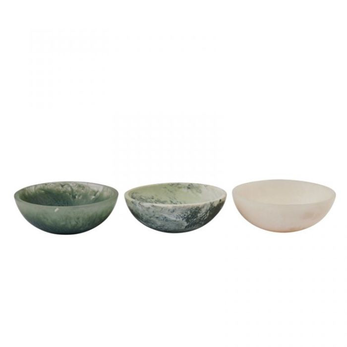 Wesley Resin Small Bowl 3 assorted