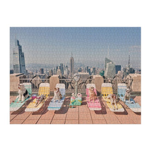 Gray Malin Dogs of NY City Puzzle 1000pc