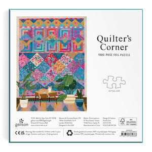 Quilters Corner Foil Puzzle 1000pc