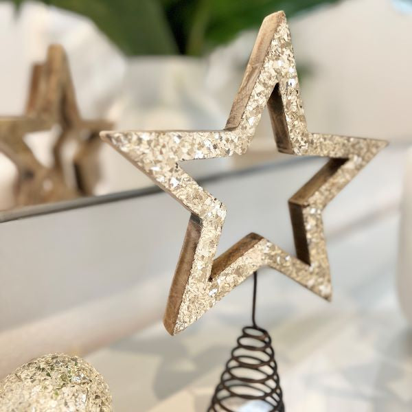 Lucia Tree Top Star / Champagne