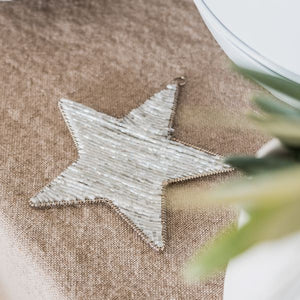 Lucia Beaded Star 13cm