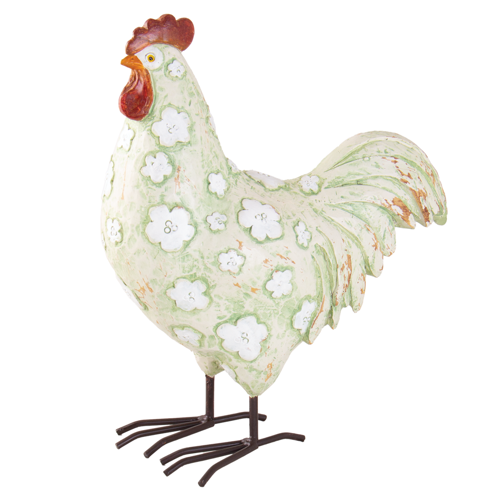 Resin Chicken Ornament - Rodney