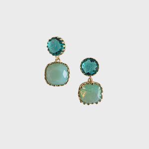 Chime Blue Gem Earring