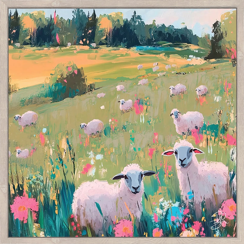 The Field Framed Canvas Wall Art