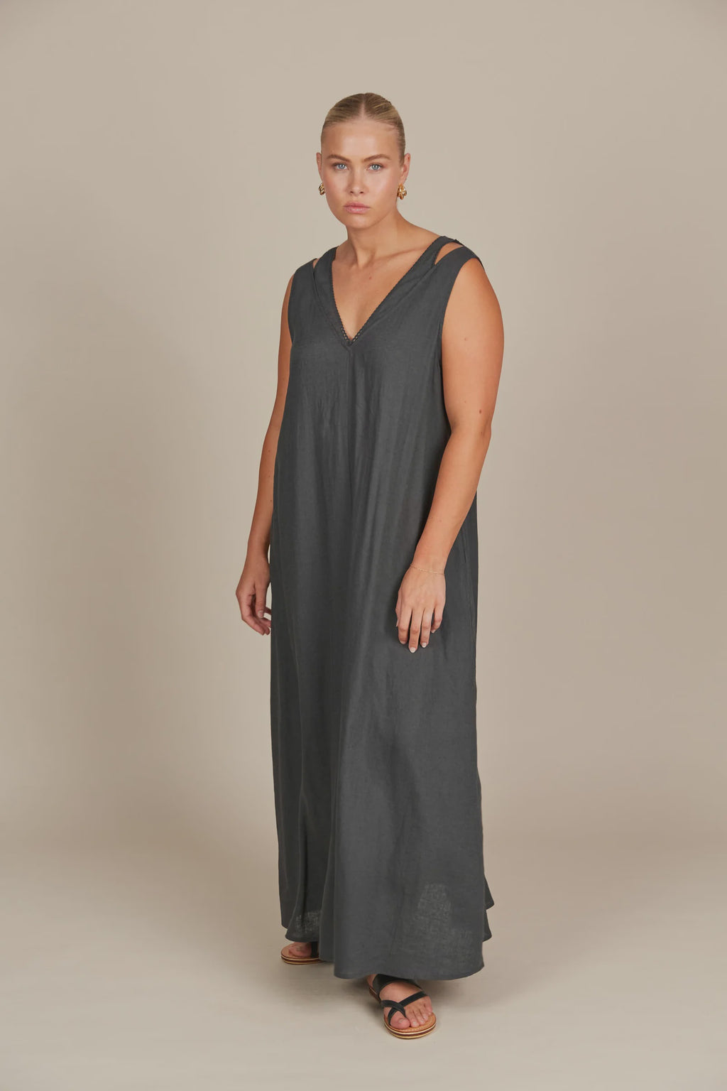 Amelie Tank Maxi Graphite