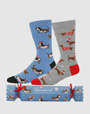 2pk Xmas Cracker Socks