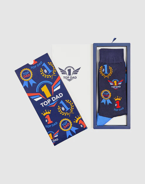 Top Dad Sock Card