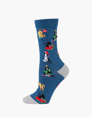 Women's Xmas Socks 2-8