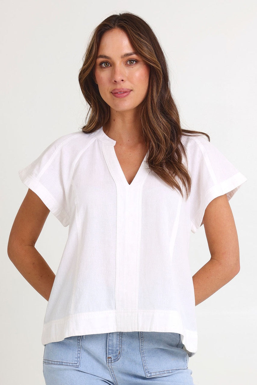 Livy Top White
