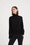 Roll Neck Knit / Black