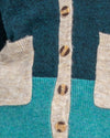 Poet Cardigan Blue/Aqua