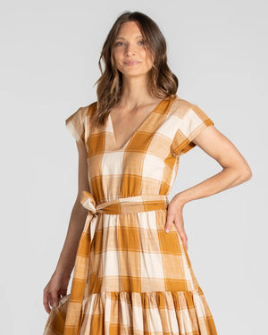 Indy Dress - Ginger Check