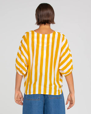 Sami Top Tropical Stripe