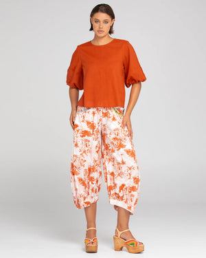 Ava Top / Mecca Orange