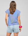Bellissimo Tee Blue Stripe