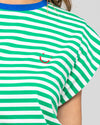 Bellissimo Tee Green Stripe