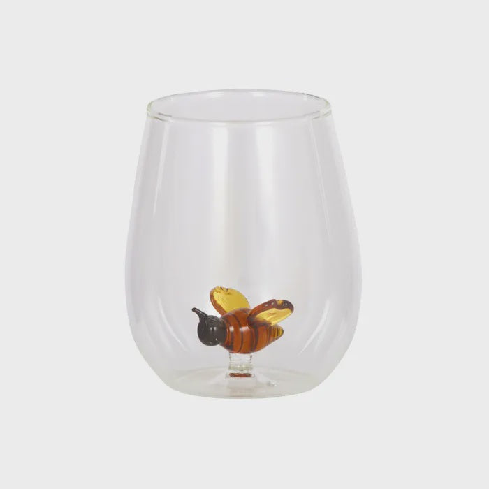 Bumble Bee Glass Tumbler
