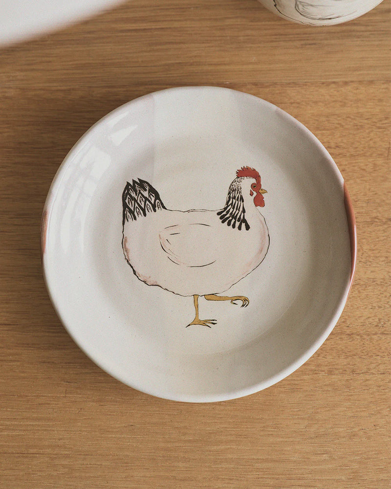Plate RGA x Emogens Chickens 17cm
