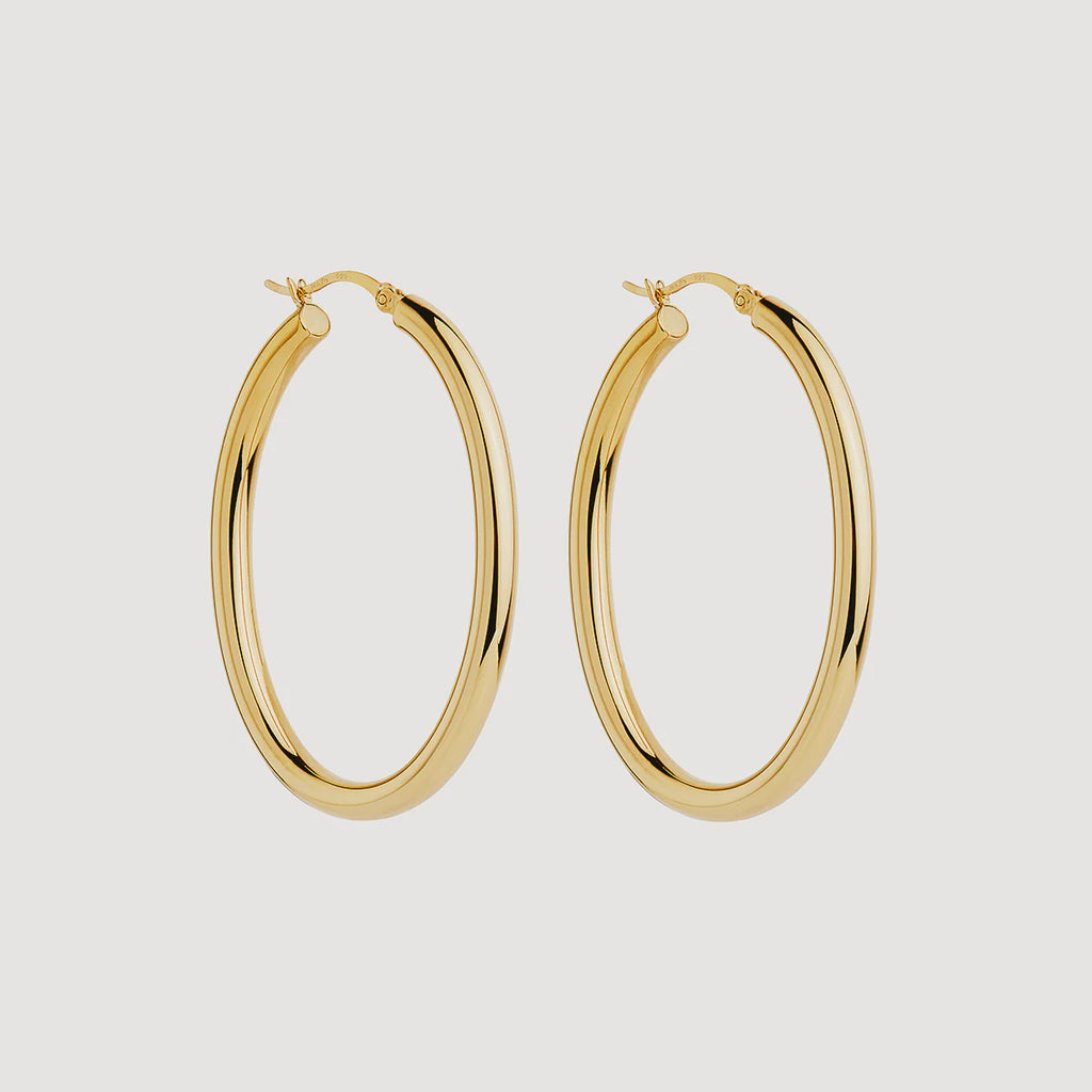 Orbit Hoop Earring Gold