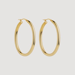 Orbit Hoop Earring Gold