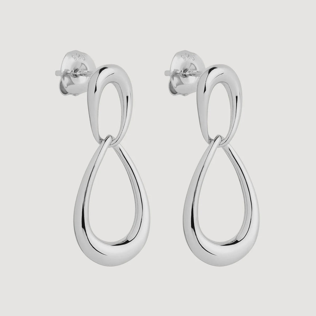 Vivante Silver Drops Grande Earrings