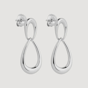 Vivante Silver Drops Grande Earrings