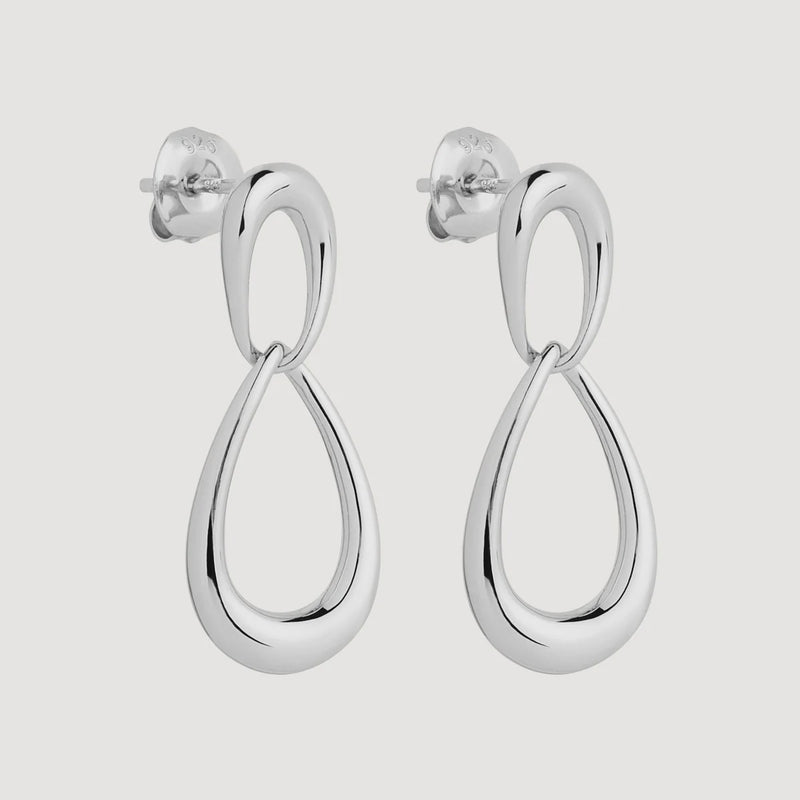 Vivante Silver Drops Grande Earrings