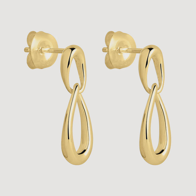 Vivante Yellow Gold Petite Earrings