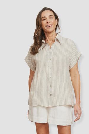 Sojourn Stripe Shirt Dune