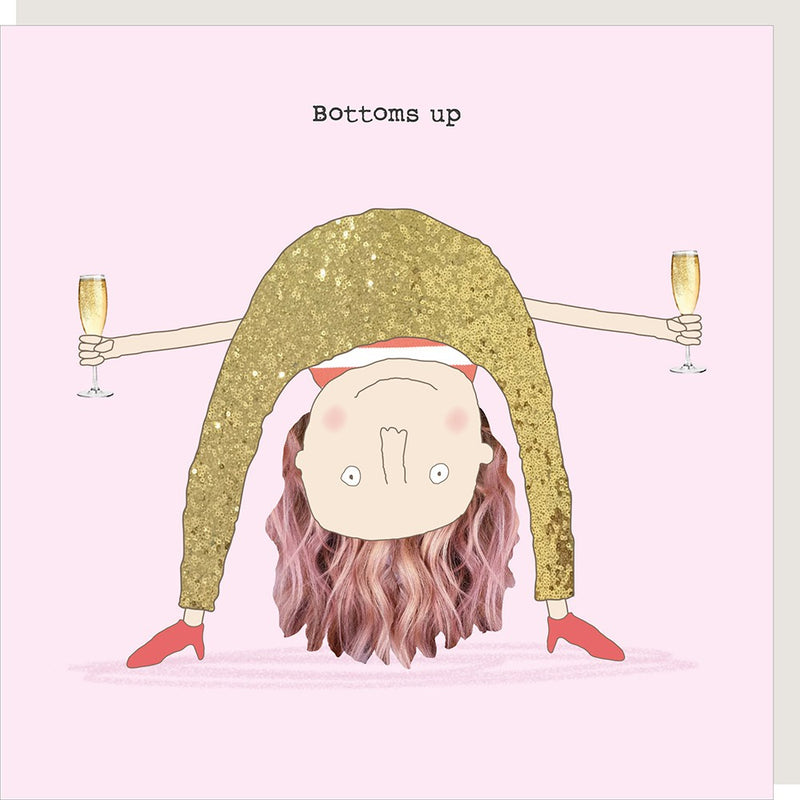 Bottoms Up Card