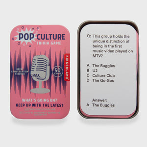 Pop Culture Trivia Tin